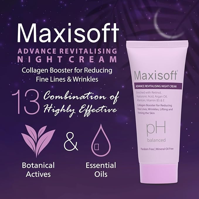 Maxisoft Advance Revitalising Night Cream - 50 Gms