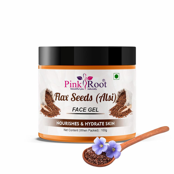 Pink Root Flax Seeds Face Gel - 100 ml