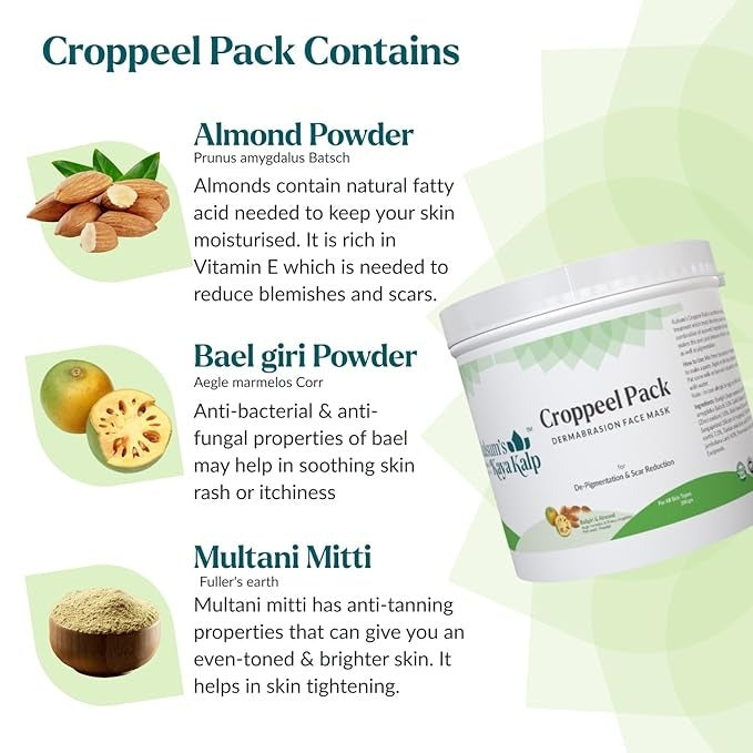 Kulsum's Kaya Kalp Herbals Crop peel Pack - 200 gms