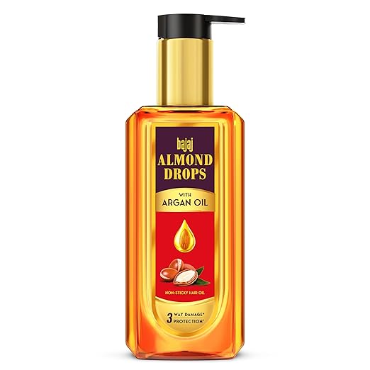 Bajaj Almond Drops Almond + Argan Hair Oil - 200 ml