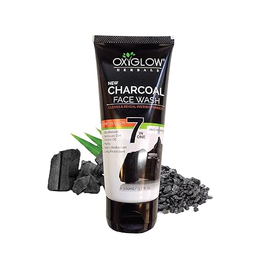 OxyGlow Herbals 7 in One Charcoal Face Wash - 100 gms