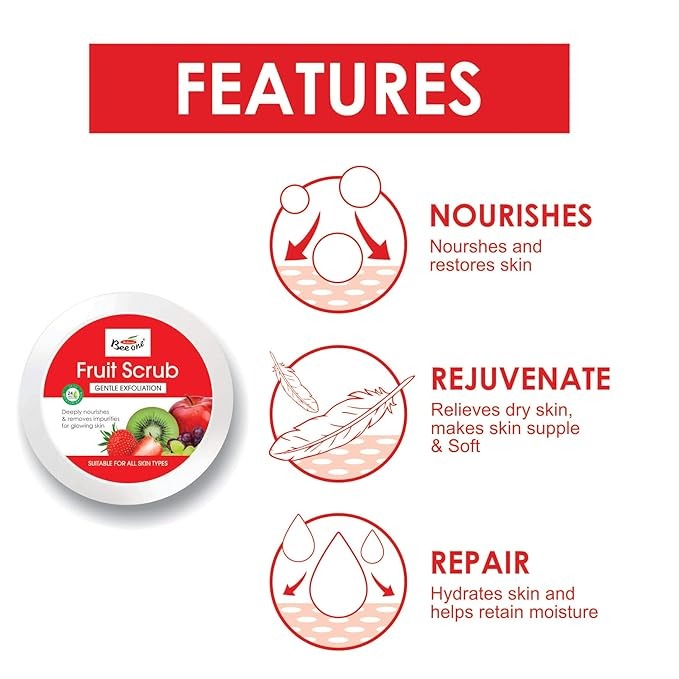Beeone Face & Body Fruit Scrub - 600 ml
