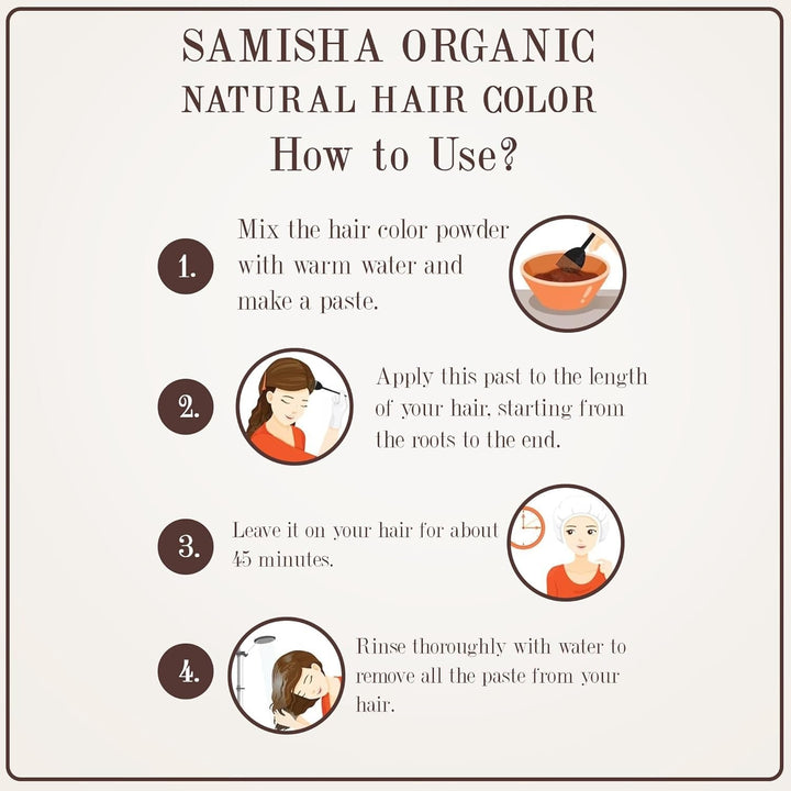 Samisha Natural Brown Hair Colour - 100 gms
