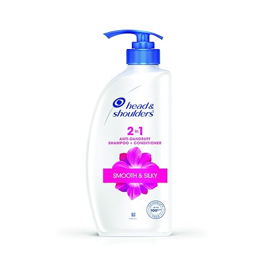 Head & Shoulders 2 in 1 Smooth & Silky Anti Dandruff Shampoo + Conditioner - 650 ml