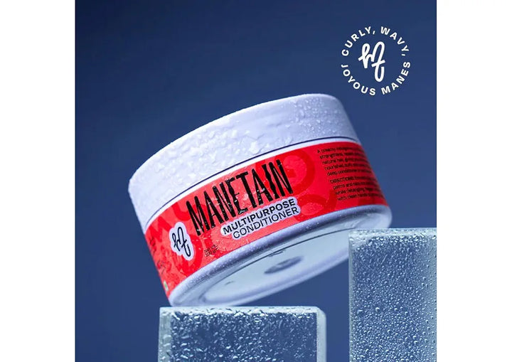 MANETAIN Multipurpose Hair Conditioner 200gm for Curly, Wavy, and Frizzy Hair | Protein/Moisture Balanced | Deep Conditioning, Hydrating, Strengthening, Detangling & Curl Enhancing | No Sulfates or Parabens