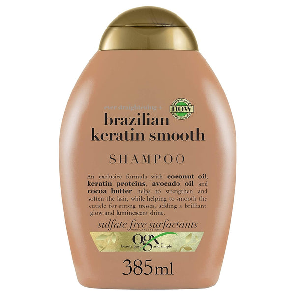 Ogx Organix Ever Straight Shampoo Brazilian Keratin Therapy - 385 ml