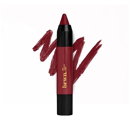 Brwn. Pro Melanin Care Creme Matte Lip Crayon 03 Bawsy Brown - 3 gms