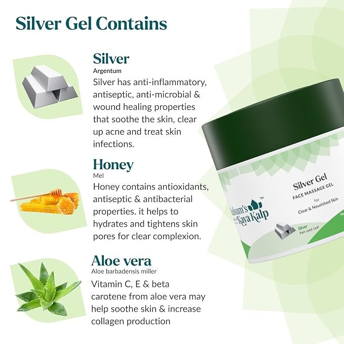 Kulsum's Kaya Kalp Herbals Silver Gel - 40 gms