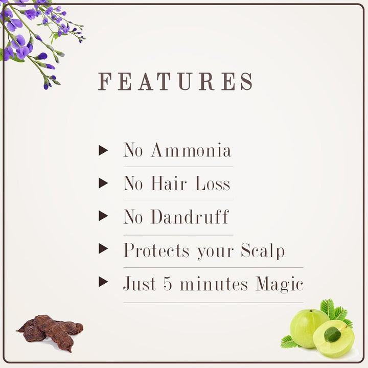 Samisha Natural Burgundy Hair Colour - 100 gms