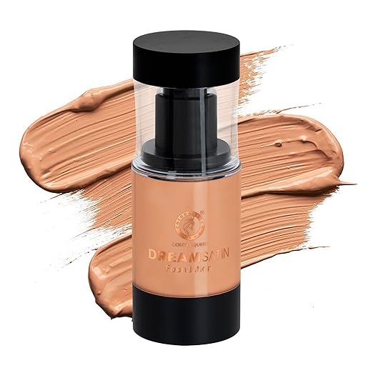 Colors Queen Dream Satin Oil Free Water Proof Foundation 03 Chestnut - 35 gms