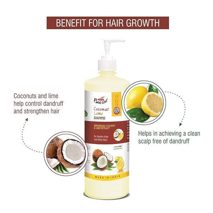 Beeone Coconut Lime Shampoo - 1000 ml