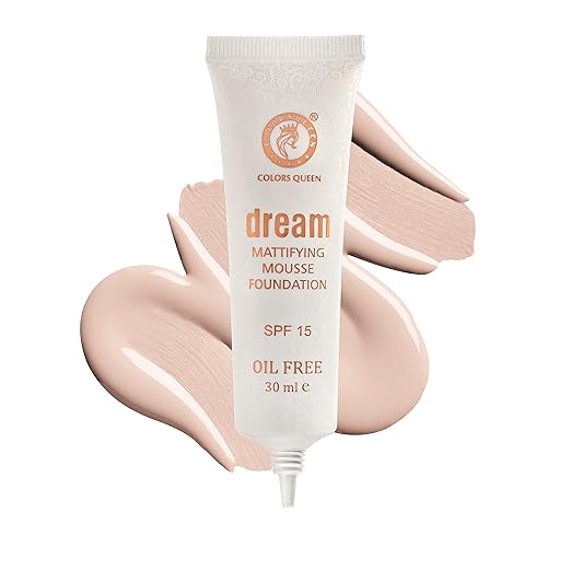 Colors Queen Dream Mattifying Mousse Foundation 01 Ivory - 30 ml