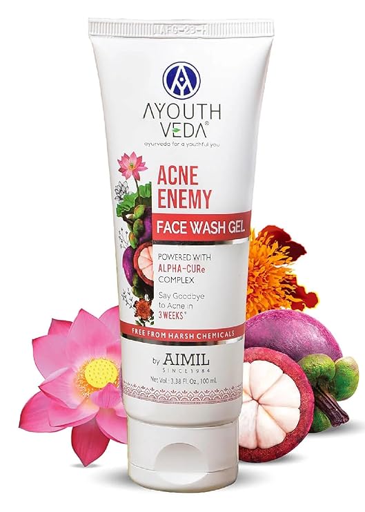 Ayouthvea Acne Enemy Face Wash Gel For Acne & Pimple - 100 ml