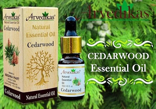 Arvedikas Cedar Wood Oil Natural Pure Cedarwood Aromatherapy Oil - 10 ml