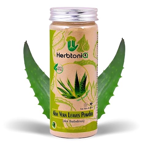 Herbtoniq Organic Aloe Vera Powder for Face Pack - 150 gms
