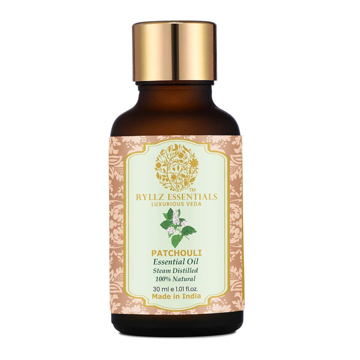 Ryllz Essentials Patchouli Essential Oil With Glass Dropper - 30 ml