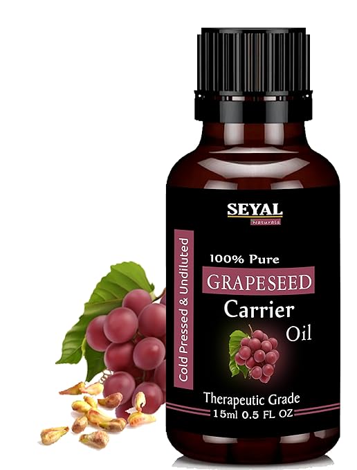 Seyal Naturals Grapeseed Carriier Oil Therapeutic Grade