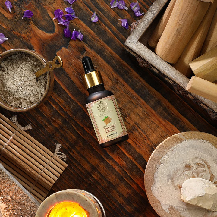 Ryllz Essentials Sandalwood Essential Oil With Glass Dropper - 30 ml