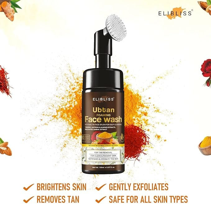 Elibliss Ubtan Natural Face Wash - 150 ml