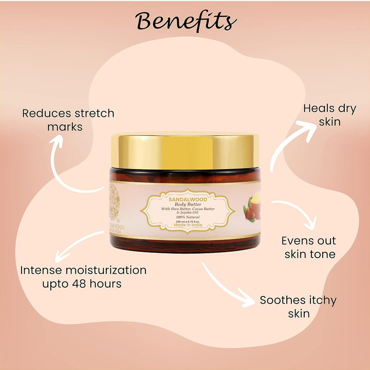 Ryllz Essentials Sandalwood Body Butter - 200 ml
