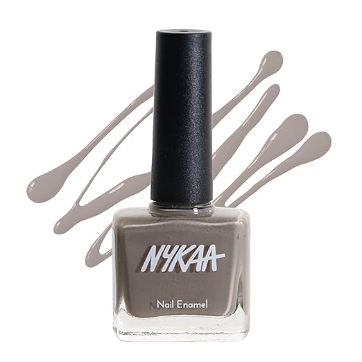 Nykaa Nude Nail Enamel Collection Earl Grey Tea Cake Shade 57 - 9 ml