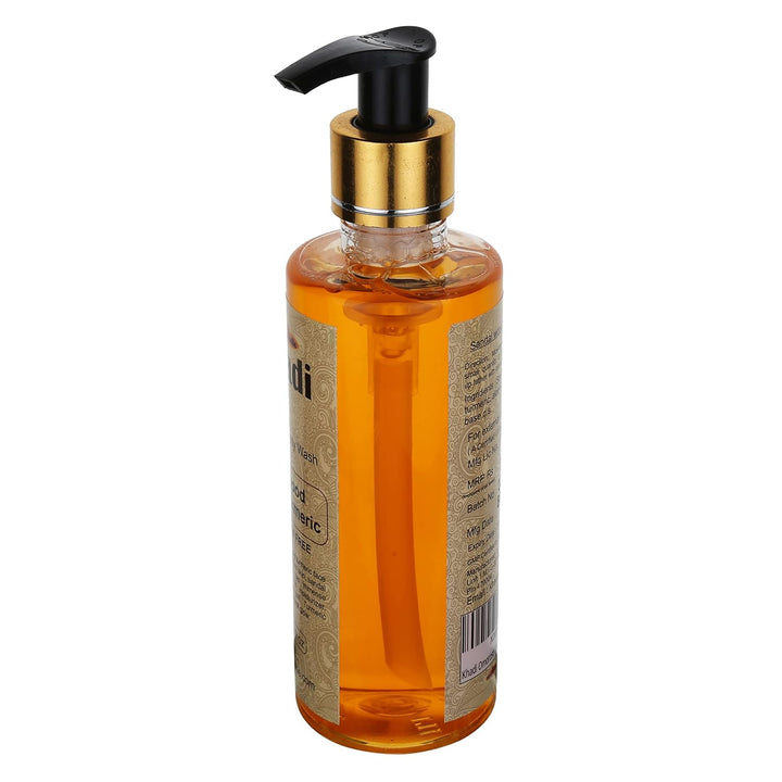 Khadi Omorose Sandalwood Honey Turmeric Face & Body wash - 210 ml