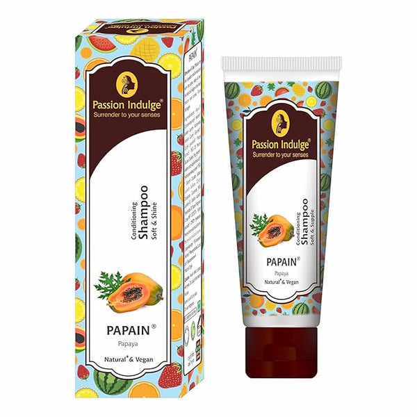 Passion Indulge Papain 2 in 1 Conditioning Shampoo for Soft & Shining Hair - 200 ml