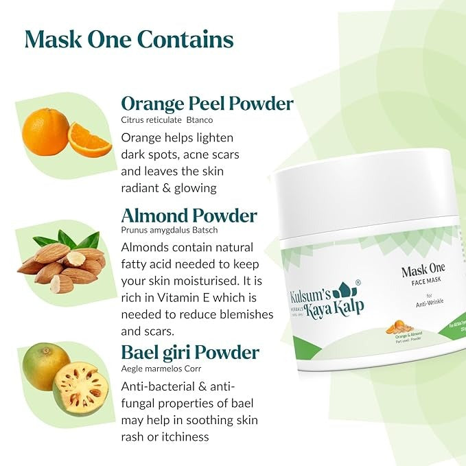 Kulsum's Kaya Kalp Herbals Mask One Face Mask - 200 gms
