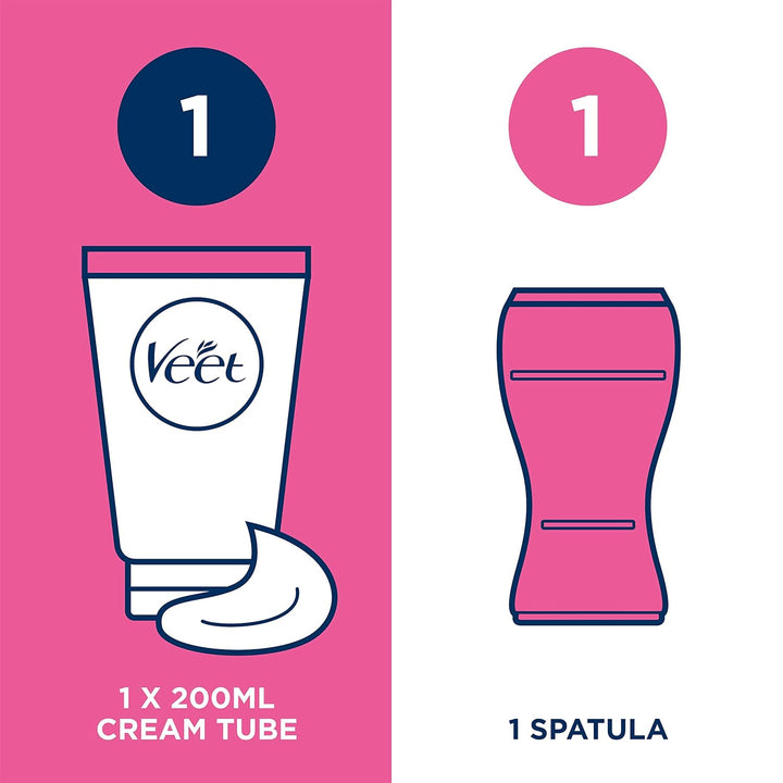 Veet Hair Removal Cream Normal Skin with Lotus Milk & Jasmine - 200 ml