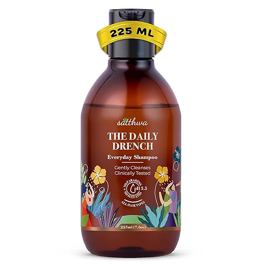 Satthwa The Daily Drench Everyday Mild Shampoo - 225 ml