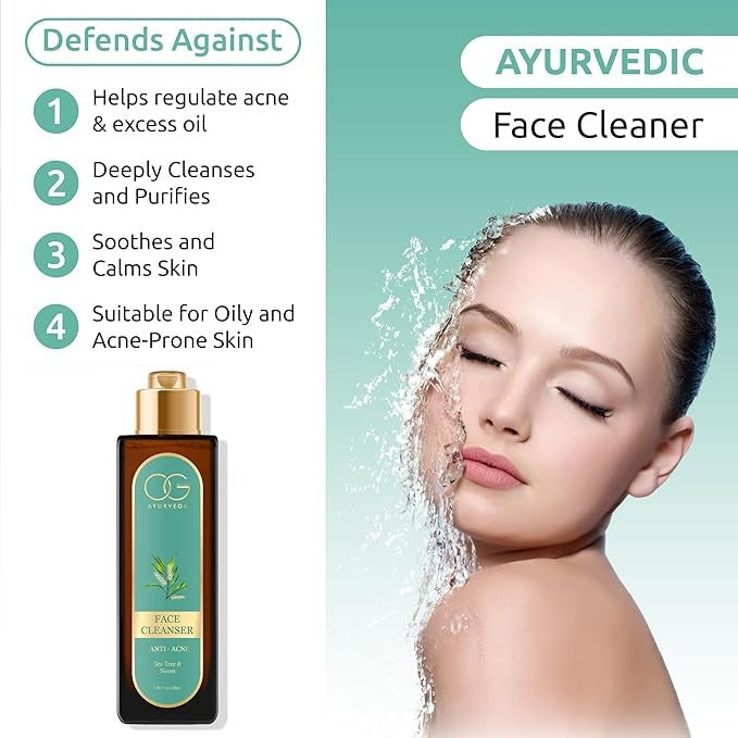 OG BEAUTY Ayurveda Anti Acne Face Cleanser - 100 ml