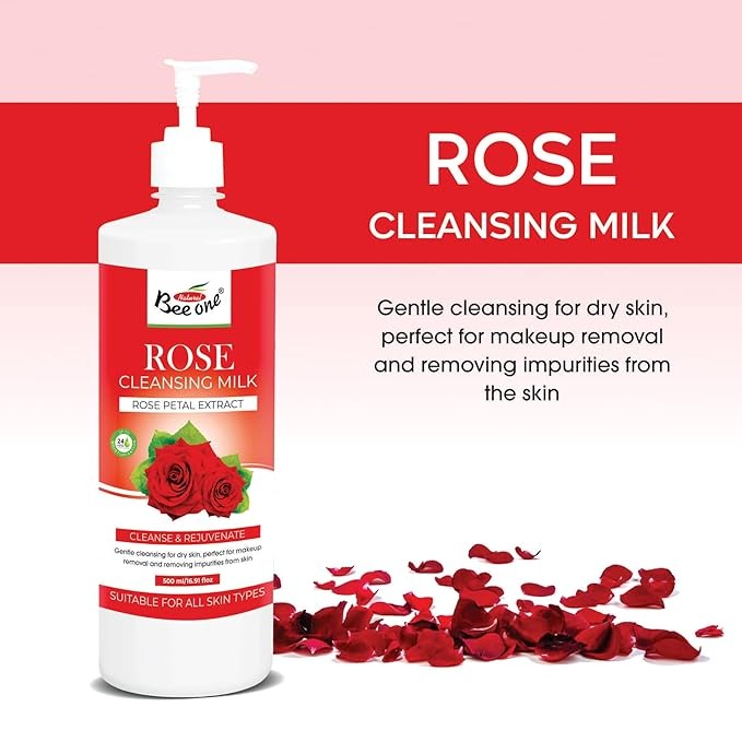 Beeone Rose Cleansing Milk - 500 ml