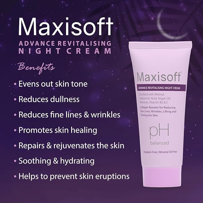 Maxisoft Advance Revitalising Night Cream - 50 Gms