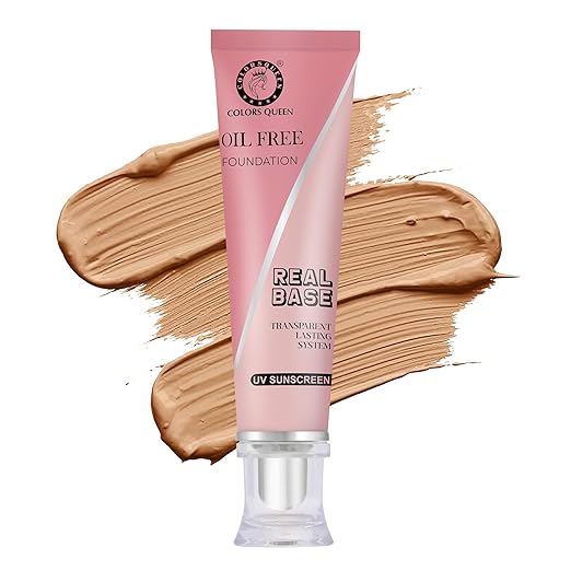Colors Queen Real Base Oil Free Foundation 05 Caramel - 40 ml