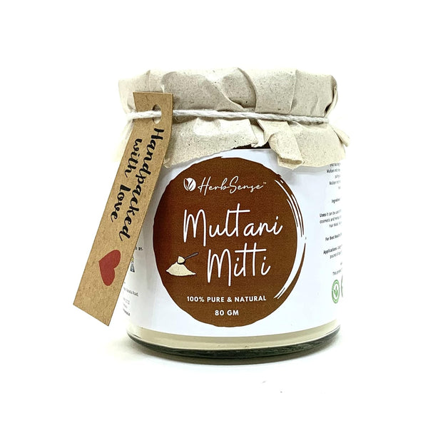 Herbsense Natural Multani Mitti Powder - 80 gms