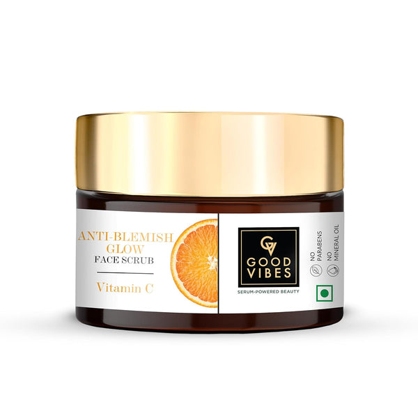 Good Vibes Vitamin C Anti Blemish Glow Face Scrub- 50 gms