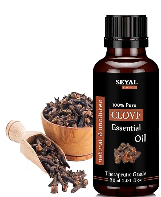 Seyal Naturals Clove Essential Oil For Teeth & Hair Skin - 30 ml