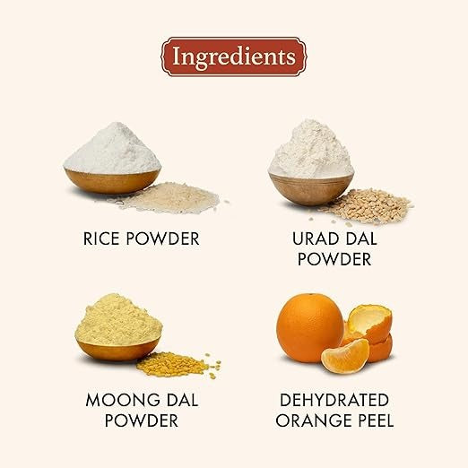 Old School Rituals Cinnamon & Oranges Cleansing Ubtan Exfoliating Face Wash Powder - 60 gms