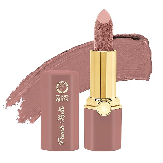 Colors Queen Lipstick Peach Nude (Matte) - 3 gms