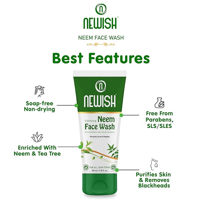 Newish Neem Face Wash - 100 ml
