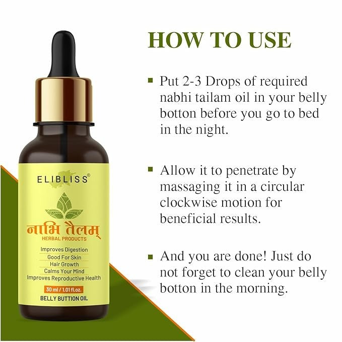 Elibliss Natural Nabhi Oil - 30 ml