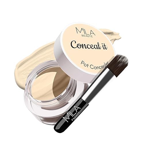 Mila Beaute Conceal It Pot Concealer 01 Rich Vanilla - 4 gms