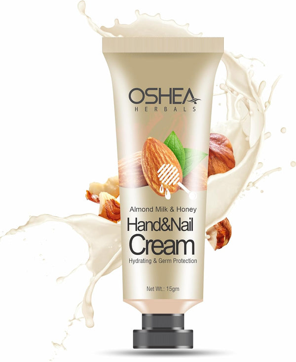 Oshea Herbals Almond Milk & Honey Hand & Nail Cream - 15 ml