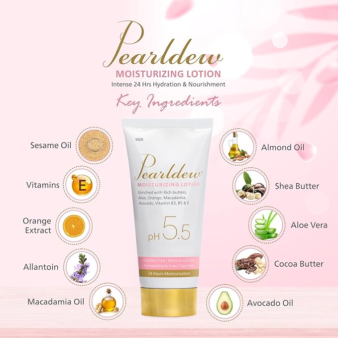 Pearldew Moisturizing Lotion, pH 5.5 - 100 Ml