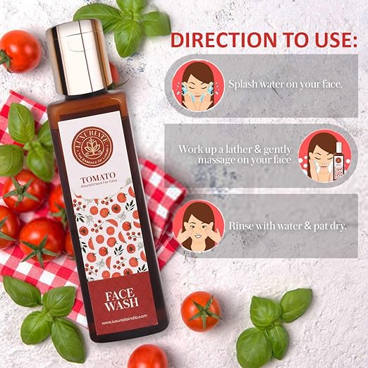Luxuriate Natural Tomato Face Wash - 100 ml