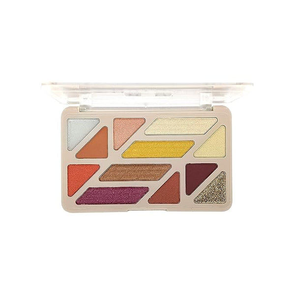 Shryoan 6 Eye Shadow 4 Highlighter 2 Mousse Glitter Palette Shade 02 - 28 gms