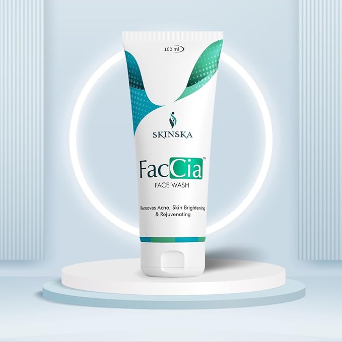 Skinska Naturals Faccia Anti Aging Acne Face Wash - 100 Ml