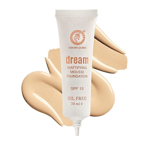Colors Queen Dream Mattifying Mousse Foundation 02 Beige Vanilla - 30 ml