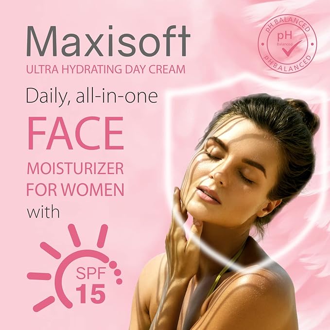 Maxisoft Ultra Hydrating Day Cream | All-day Moisture & Radiance - 50 Gms