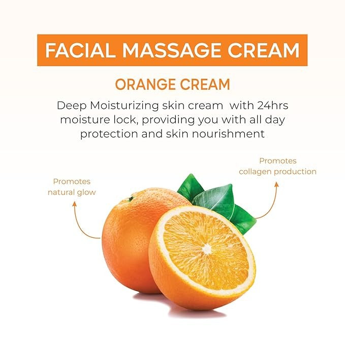 Beeone Orange Massage Cream - 900 ml